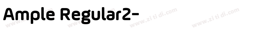 Ample Regular2字体转换 Ample Regular2字体转换